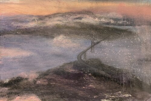 A Bridge from Here to There di Nina Hellman, Pittura in vendita su Singulart