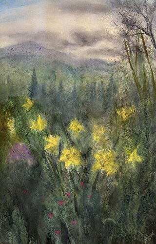 Daffodils by Nina Hellman, Painting for Sale on Singulart