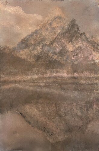 Memory of a Mountain by Nina Hellman, Painting for Sale on Singulart