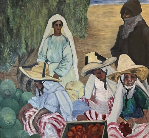 Asila Marketplace par Nina Hellman, Peinture en vente sur Singulart