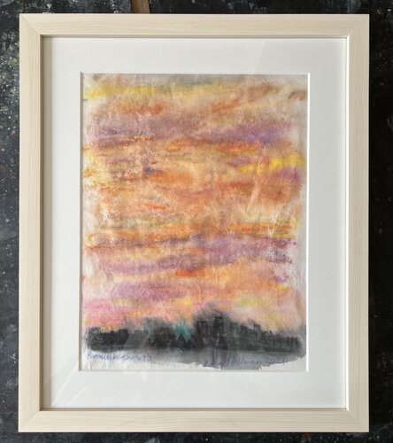 Hudson River Sunset de Nina Hellman, Impresión a la venta en Singulart