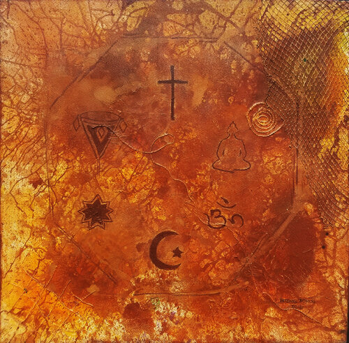 A BAS LES HYPOCRITES von Paterne DOKOU, Malerei kaufen auf Singulart