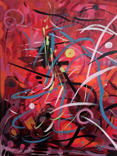 Ceremonies, Celebrations, Festivals, ... van Jesse Bateman, Schilderij te koop op Singulart