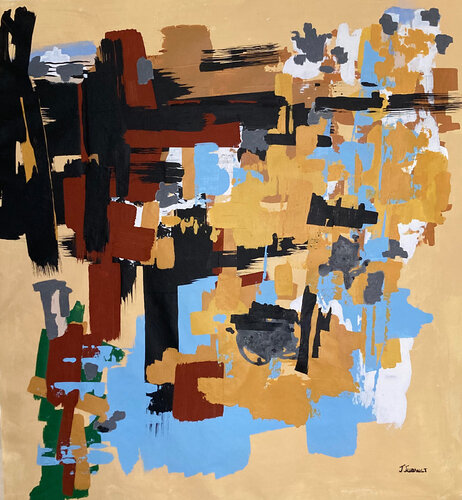 Playa as Polas - 1 by Julien Jubault, Painting for Sale on Singulart