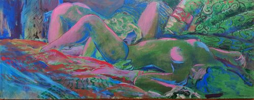 Coppia con amante van Silvio Ricci, Schilderij te koop op Singulart