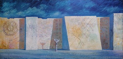 Le porte del tempo von Silvio Ricci, Malerei kaufen auf Singulart