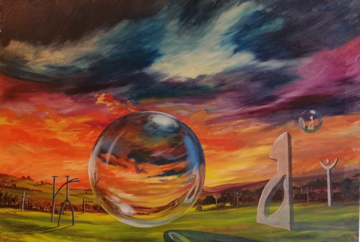 Universi paralleli 2 Silvio Ricci Pintura original en venta
