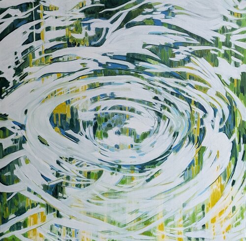 PLOUF 2 van MURIEL CHAZALON, Schilderij te koop op Singulart