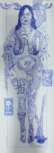 senza titolo von Massimo "mafio" Fiorini, Zeichnungen kaufen auf Singulart