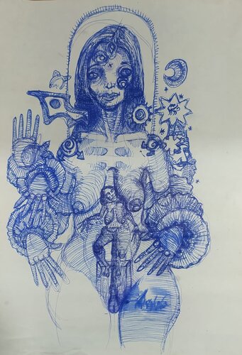 senza titolo par Massimo "mafio" Fiorini, Dessin en vente sur Singulart