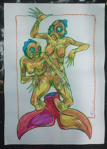 senza titolo/no title by Massimo "mafio" Fiorini, Work on Paper for Sale on Singulart