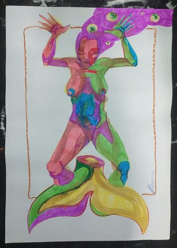 senza titolo/no title by Massimo "mafio" Fiorini, Work on Paper for Sale on Singulart