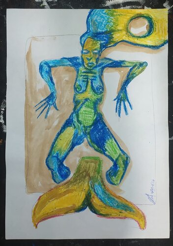 senza titolo/no title par Massimo "mafio" Fiorini, Œuvre sur papier en vente sur Singulart