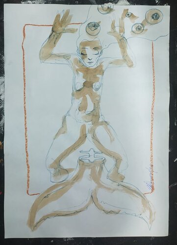 senza titolo/no title di Massimo "mafio" Fiorini, Opera su carta in vendita su Singulart