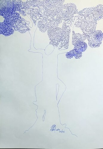 senza titolo by Massimo "mafio" Fiorini, Drawing for Sale on Singulart