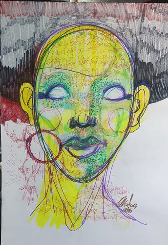 senza titolo by Massimo "mafio" Fiorini, Drawing for Sale on Singulart