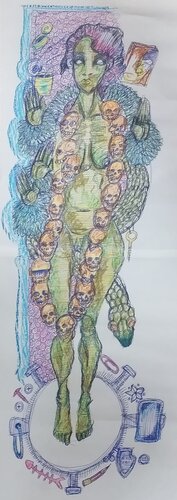 senza titolo van Massimo "mafio" Fiorini, Werk op papier te koop op Singulart