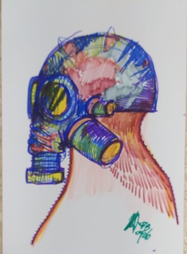 senza titolo by Massimo "mafio" Fiorini, Work on Paper for Sale on Singulart