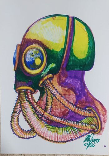 senza titolo by Massimo "mafio" Fiorini, Work on Paper for Sale on Singulart
