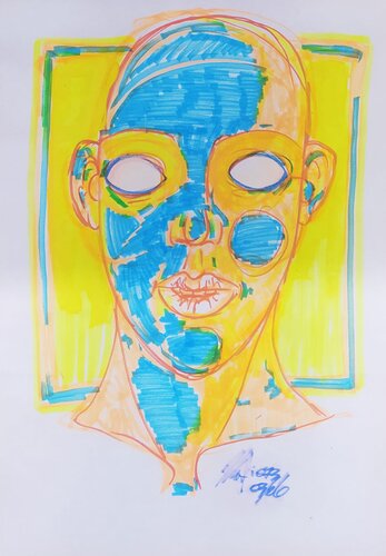 senza titolo by Massimo "mafio" Fiorini, Work on Paper for Sale on Singulart