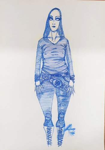 senza titolo von Massimo "mafio" Fiorini, Zeichnungen kaufen auf Singulart