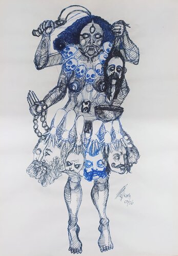 senza titolo par Massimo "mafio" Fiorini, Dessin en vente sur Singulart