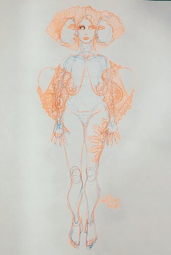 senza titolo by Massimo "mafio" Fiorini, Work on Paper for Sale on Singulart