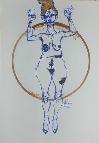 senza titolo by Massimo "mafio" Fiorini, Work on Paper for Sale on Singulart