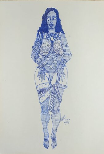 senza titolo by Massimo "mafio" Fiorini, Work on Paper for Sale on Singulart