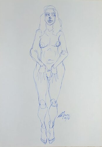 senza titolo by Massimo "mafio" Fiorini, Work on Paper for Sale on Singulart