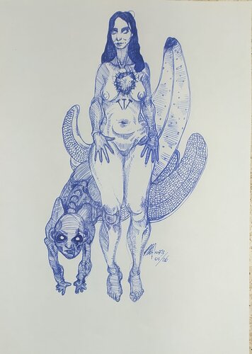 senza titolo by Massimo "mafio" Fiorini, Work on Paper for Sale on Singulart