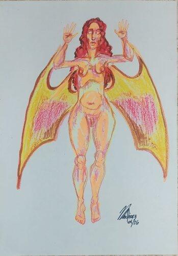 senza titolo by Massimo "mafio" Fiorini, Work on Paper for Sale on Singulart