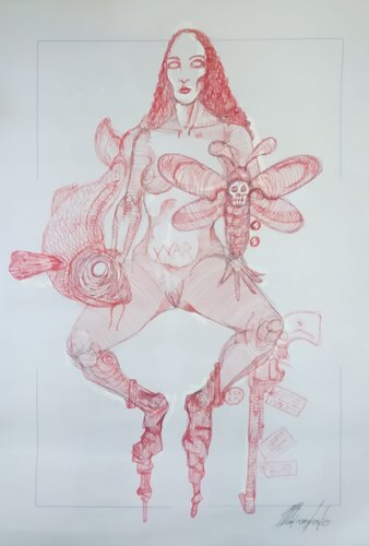 senza titolo by Massimo "mafio" Fiorini, Work on Paper for Sale on Singulart