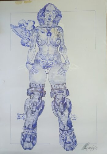 senza titolo by Massimo "mafio" Fiorini, Work on Paper for Sale on Singulart