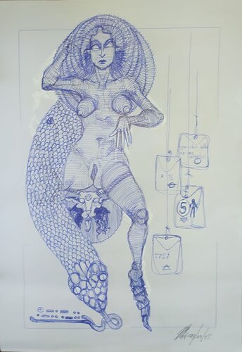 senza titolo by Massimo "mafio" Fiorini, Work on Paper for Sale on Singulart