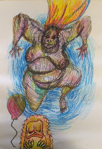 senza titolo by Massimo "mafio" Fiorini, Work on Paper for Sale on Singulart