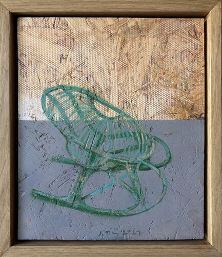 Láďa’s Chair van Jan Tichý, Schilderij te koop op Singulart