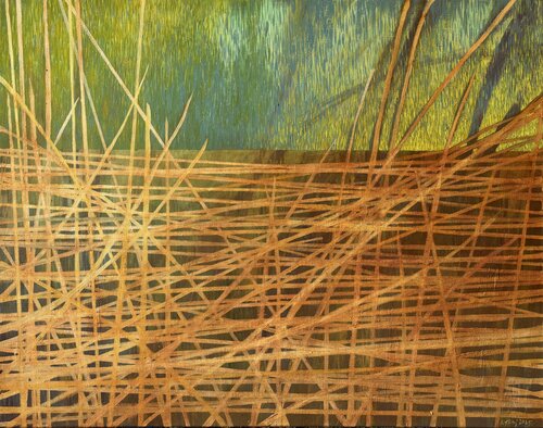 Summer by the Reeds van Jan Tichý, Schilderij te koop op Singulart