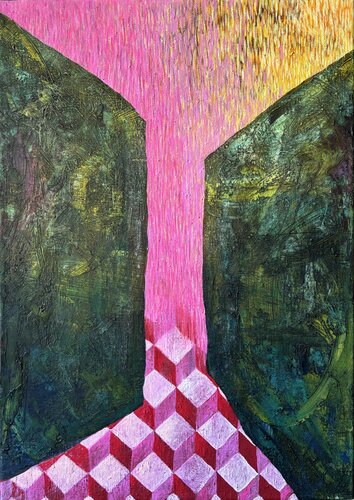 The Journey van Jan Tichý, Schilderij te koop op Singulart