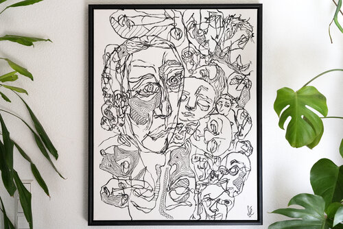 Verbunden getrennt di Sergio Oliveira, Pittura in vendita su Singulart