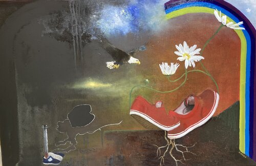 FromTo by Agnes Boes, 회화 for Sale on Singulart