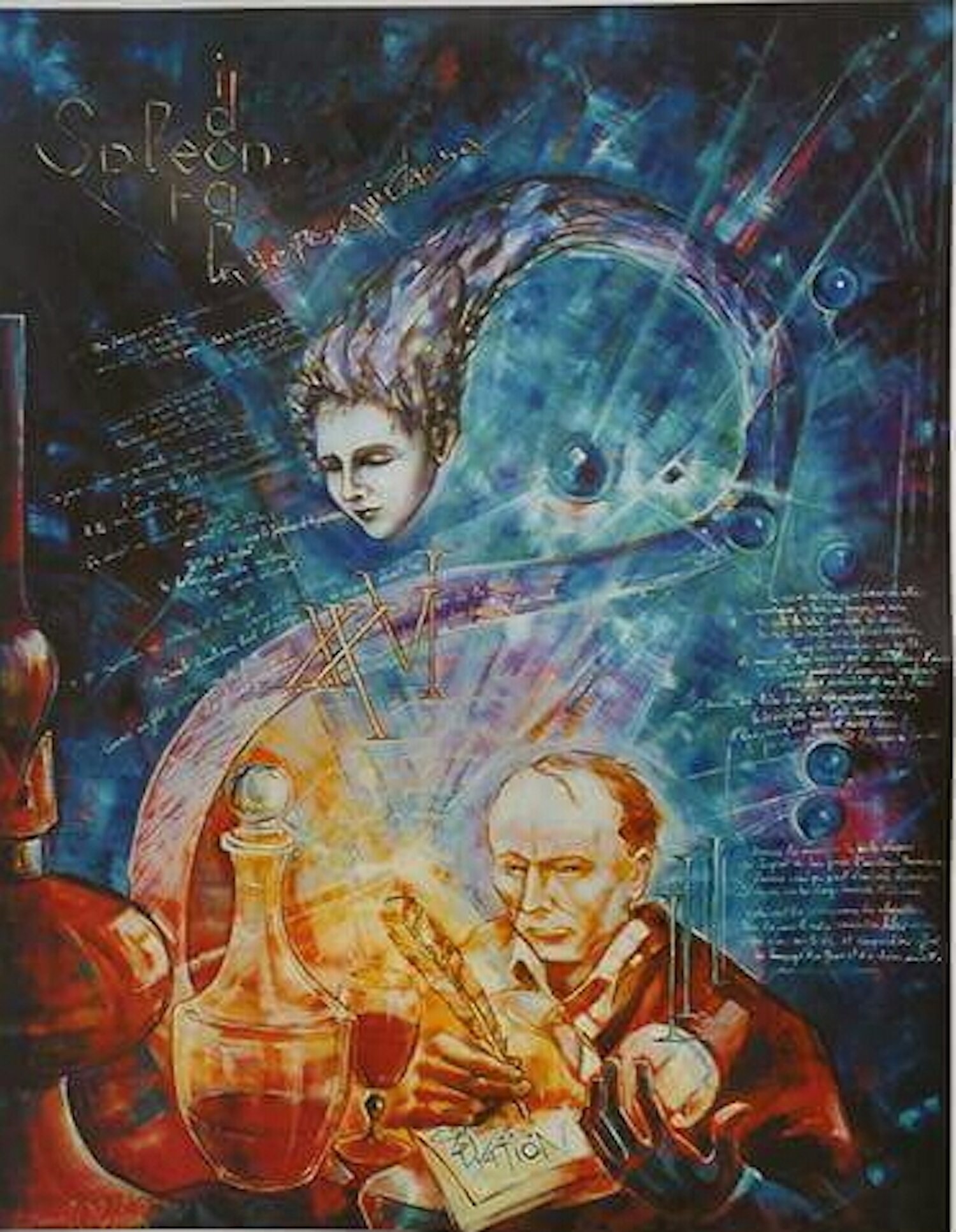 Thema Alchemie Gemälde