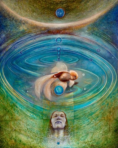 Mémoire d'eau van Daniel OLIVIER, Schilderij te koop op Singulart