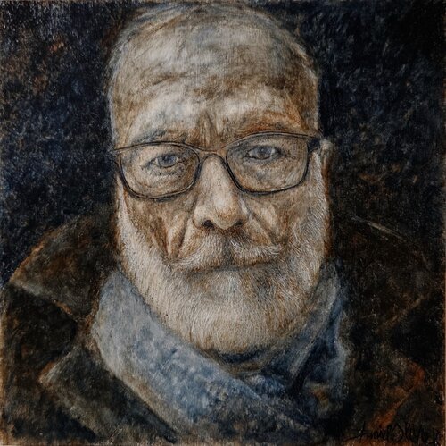 Autoportrait van Daniel OLIVIER, Schilderij te koop op Singulart