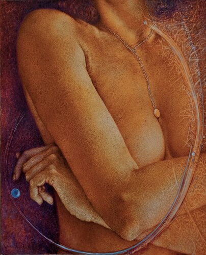 Féminité, étude von Daniel OLIVIER, Malerei kaufen auf Singulart