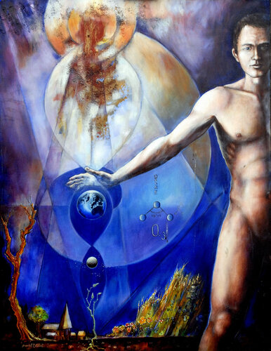 Ozone O3 van Daniel OLIVIER, Schilderij te koop op Singulart