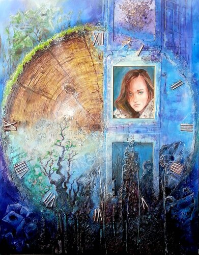Alison look to the futur van Daniel OLIVIER, Schilderij te koop op Singulart