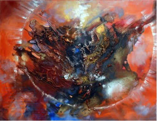 Le buisson ardent di Daniel OLIVIER, Pittura in vendita su Singulart