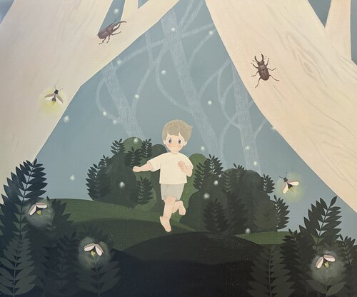 Tiny Starlight (Boy by Ahyoung Ryu, Painting for Sale on Singulart