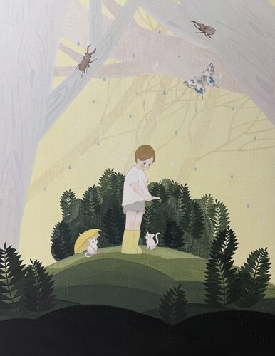 Sunshower van Ahyoung Ryu, Schilderij te koop op Singulart